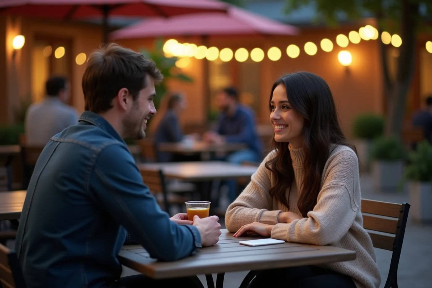 How to Stop Talking About Work on Dates - editorial photograph